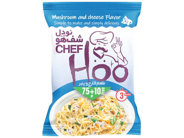 Flat_Noodle_Mushroom نودل پاکتی با طعم قارچ و پنیر